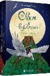 Book for Children World in the Volcano. Silver and red